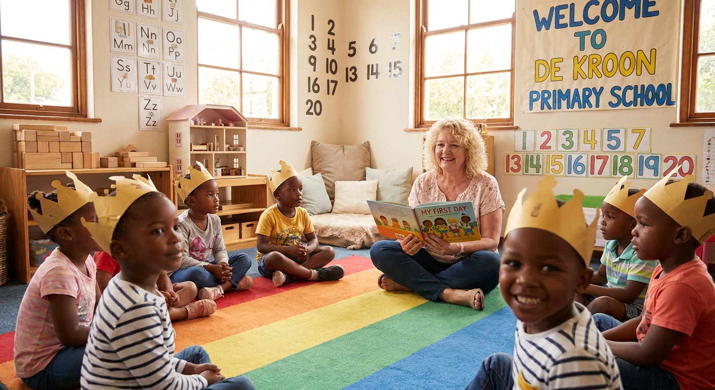 New learners in a Grade R classroom