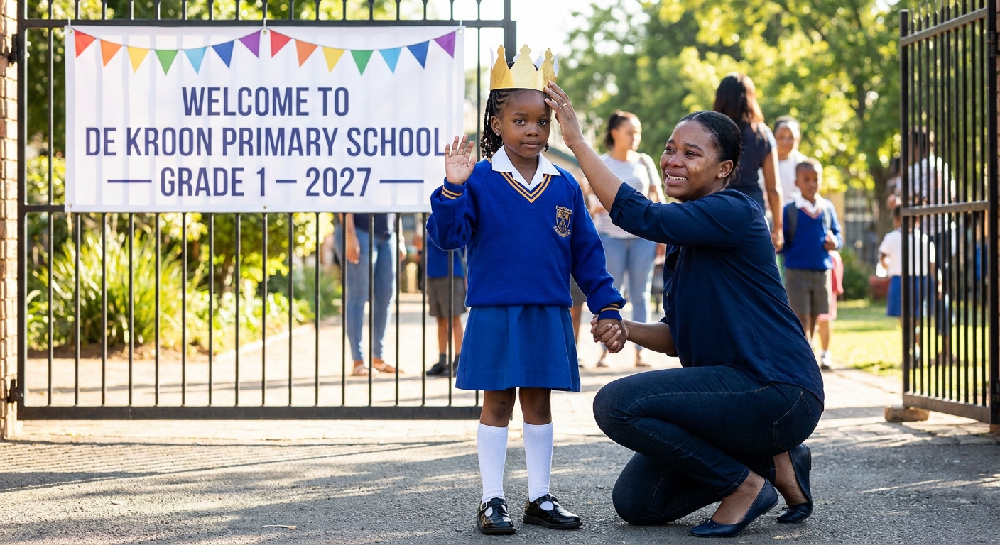 First day of school excitement